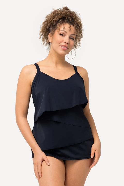 Produktbild Ulla Popken Tankini, Lagenoptik, Softcups, recycelt (48 B)