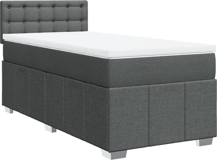 Produktbild VidaXL Bo x springbett mit Matratze 140 x 190 cm Stoff (140 x 190 cm)