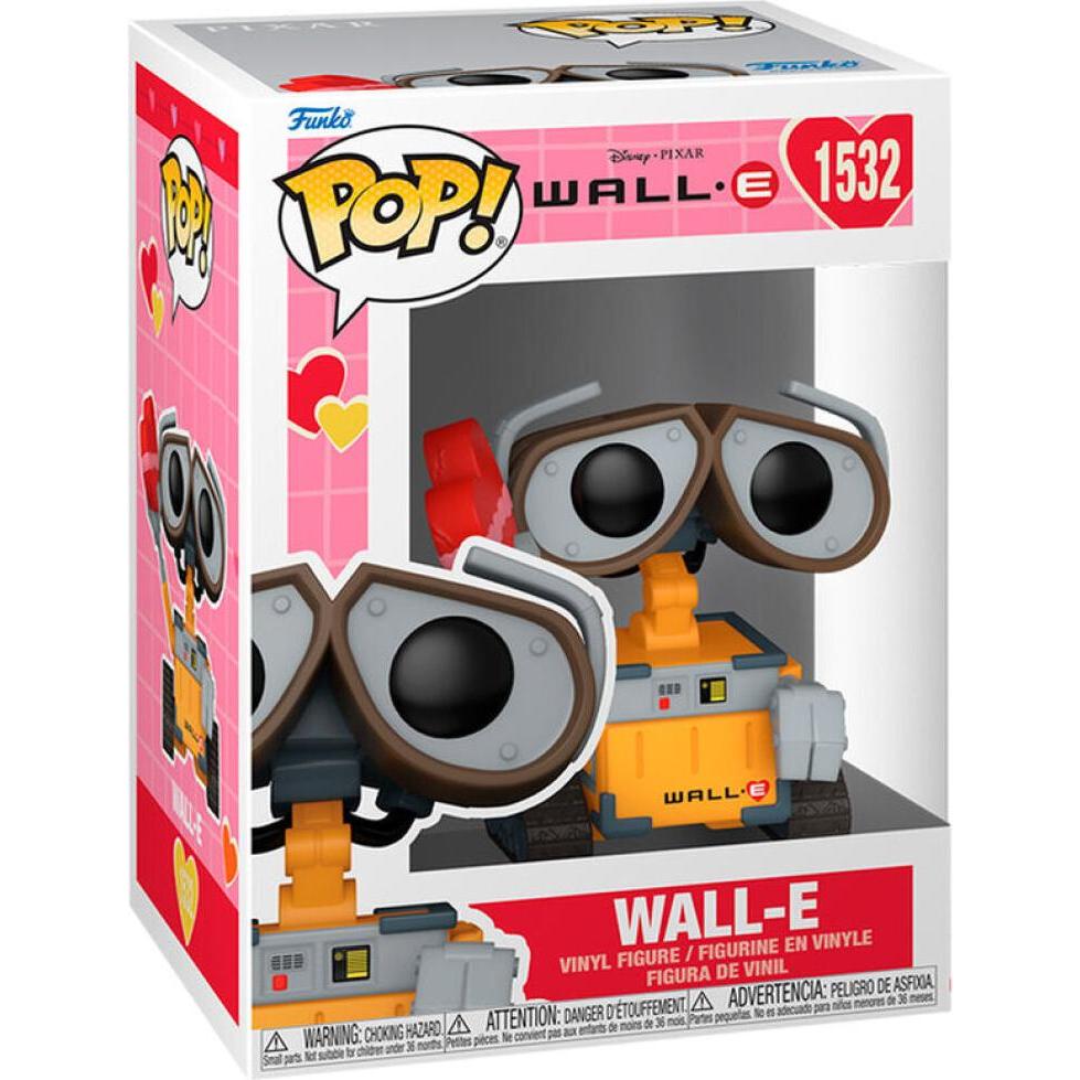 Thumbnail - Funko Wall-E Valentines POP! Disney Vinyl Figur Wall-E 9 cm