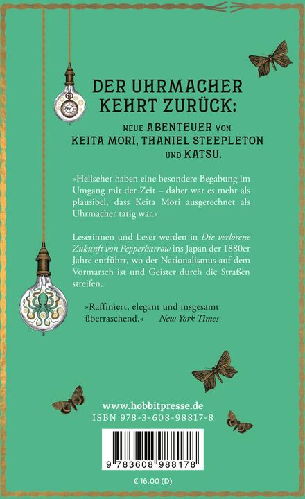 Produktbild Die verlorene Zukunft von Pepperharrow (Deutsch, Natasha Pulley, 2024)