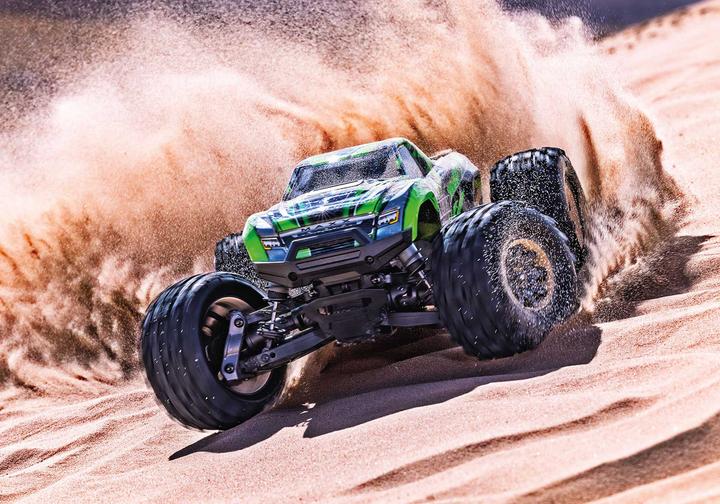 Produktbild Traxxas MINI-MAXX 4WD grün BL-2S Brushless mit Akku und Ladegerät (RTR Ready-to-Run)