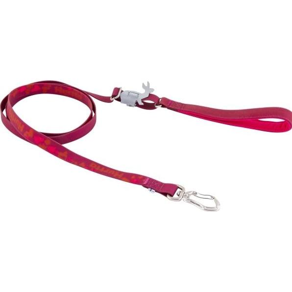 Hurtta Mudventure line beetroot 120-180cm/15mm (128, 140, 152, 164, 176, Hund, Hundesport), Halsband + Leine