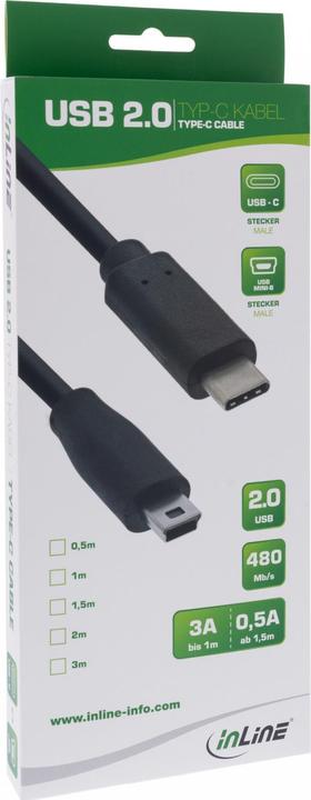 Image du produit InLine Câble USB 2.0 (1 m, USB 2.0)