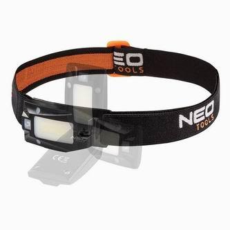 Produktbild Neo Tools Rechargeable USB Flashlight 180 lm COB LED + motion sensor (180 lm)
