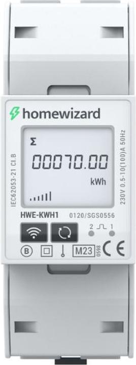 Productafbeelding Homewizard Wi-Fi kWh meter 1-fase MID