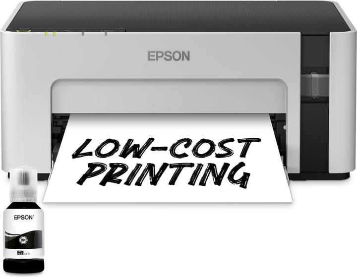 Actual product image Epson ET-M1120 EcoTank (Ink tank, Black and white)