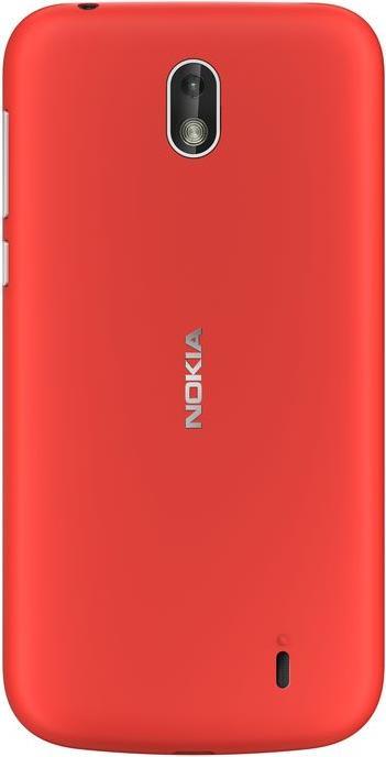 Actual product image Nokia 1 (8 GB, Warm Red, 4.50", Hybrid Dual SIM, 4G)