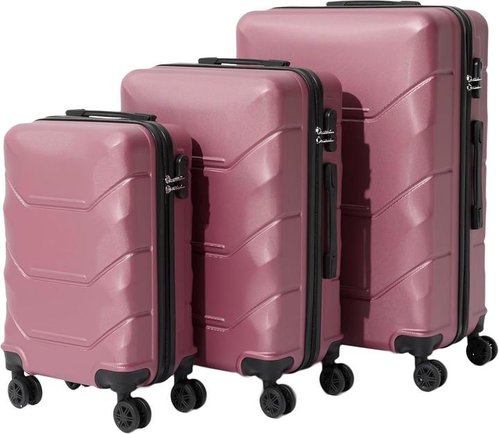 Produktbild Jet Lag koffer london violett x3 36l 65l 103l (103 l)