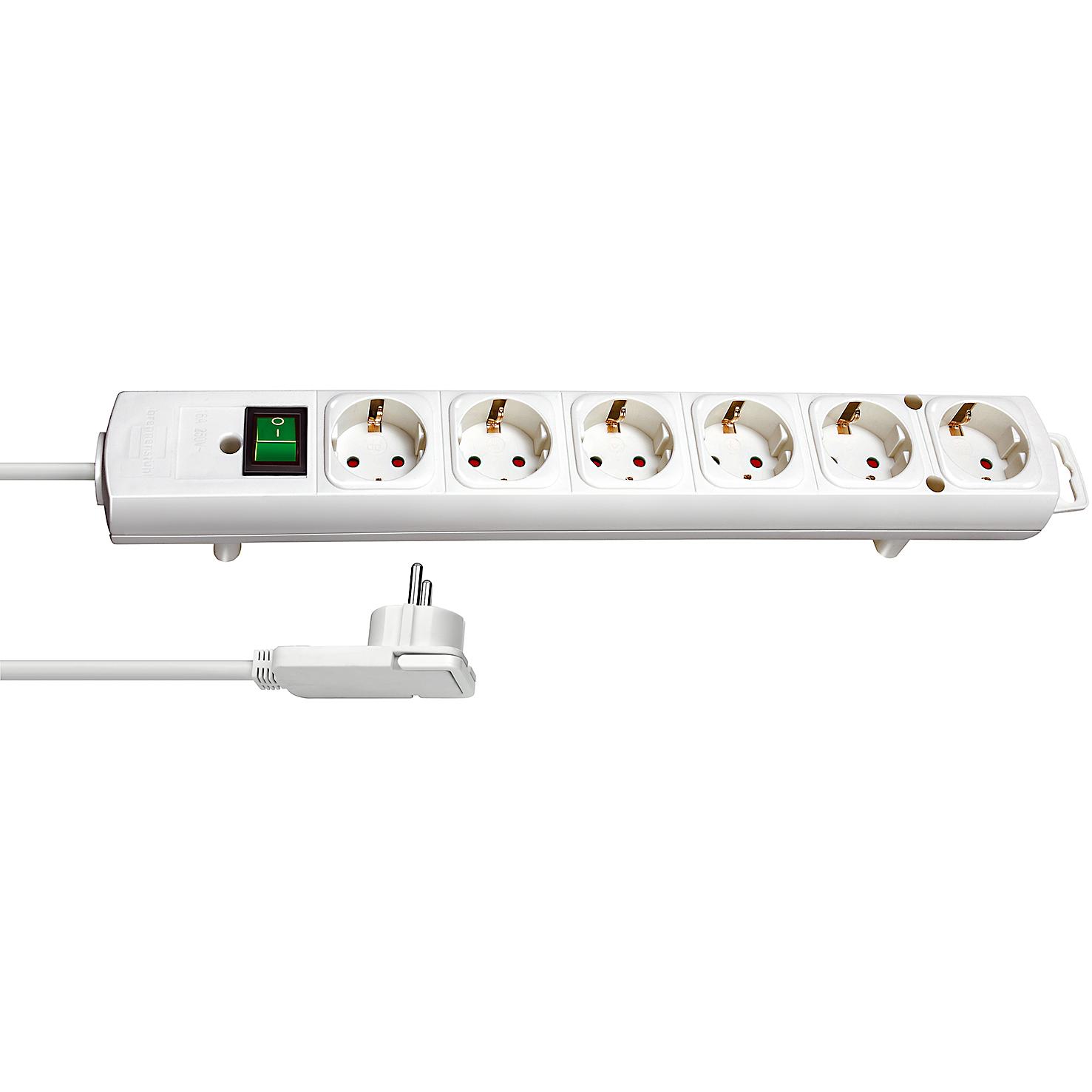 Brennenstuhl, Steckdosenleiste, Comfort-Linie Plus (6 x, 2-Polig, 2 m)