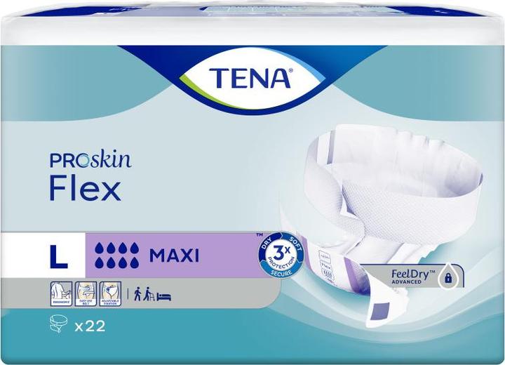 Produktbild Tena Flex Maxi Pants lare (22 x, Large)
