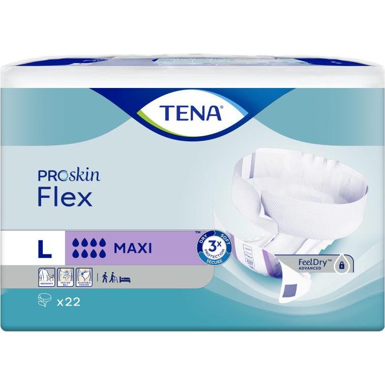 Tena, Inkontinenzhygiene, Flex Maxi Pants lare (22 x, Large)