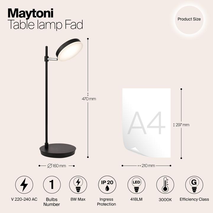 Image du produit Maytoni Fad (418 lm, E27)