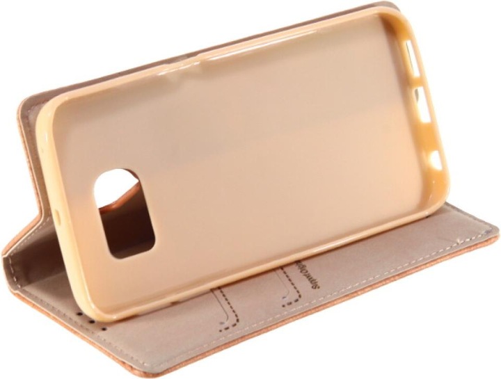 Actual product image Royal VKB Book Case Royal for Galaxy S6 Edge - Gold (Samsung Galaxy S6 Edge)