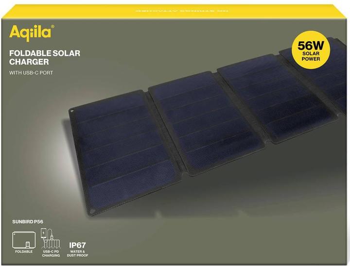 Produktbild Aqiila Sunbird P56 - Foldable solar panel (56 W, 1.23 kg)