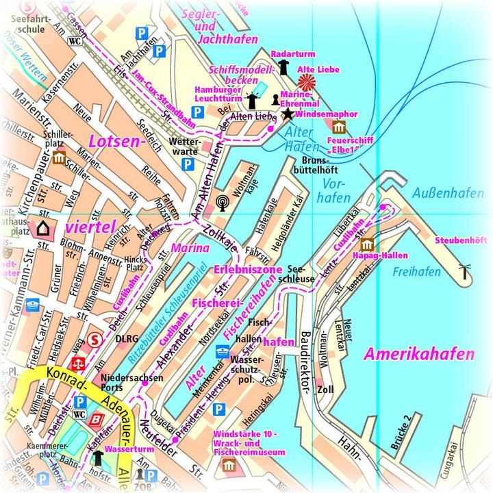 Produktbild PublicPress Stadtplan Cuxhaven(1274)