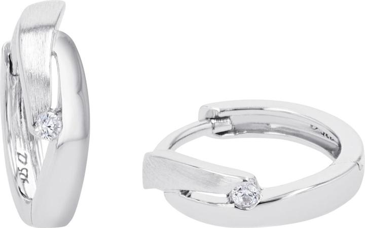 Actual product image Amor Ohrschmuck für Damen, 925 Sterling Silber, Zirkonia synth. (Silver 925)