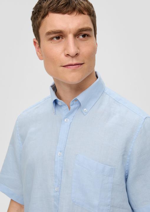 Immagine prodotto s.Oliver Hemd Kurzarmhemd aus Leinen (XL)