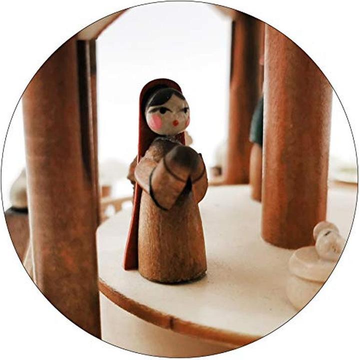 Image du produit Dekohelden24 Pyramide en bois