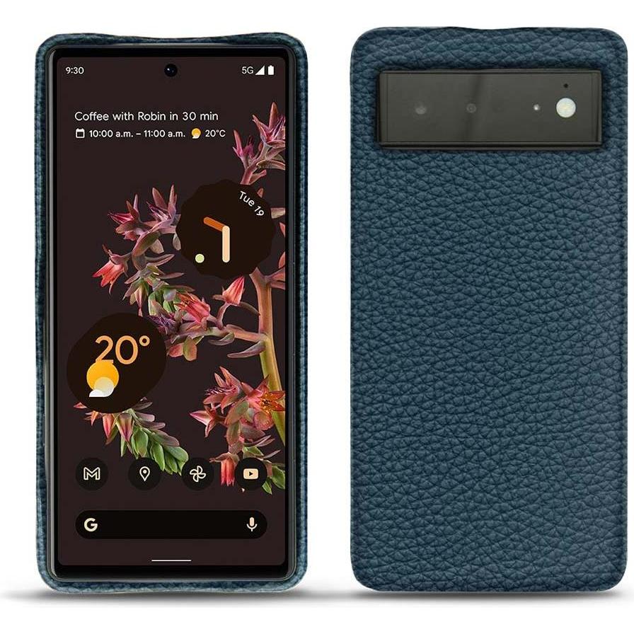 Noreve Lederschutzhülle (Google Pixel 6), Smartphone Hülle, Blau