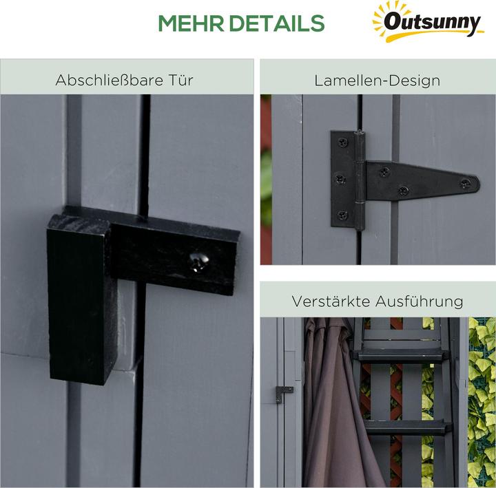 Immagine prodotto Outsunny Capanno degli attrezzi