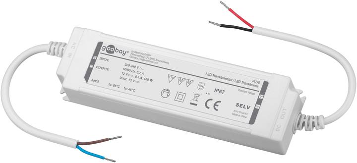 Goobay LED-Trafo 12 V DC, 100 W, IP67
