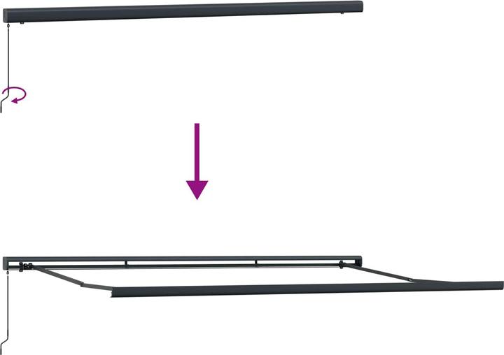 Produktbild vidaXL Einziehbare Markise (3 m)