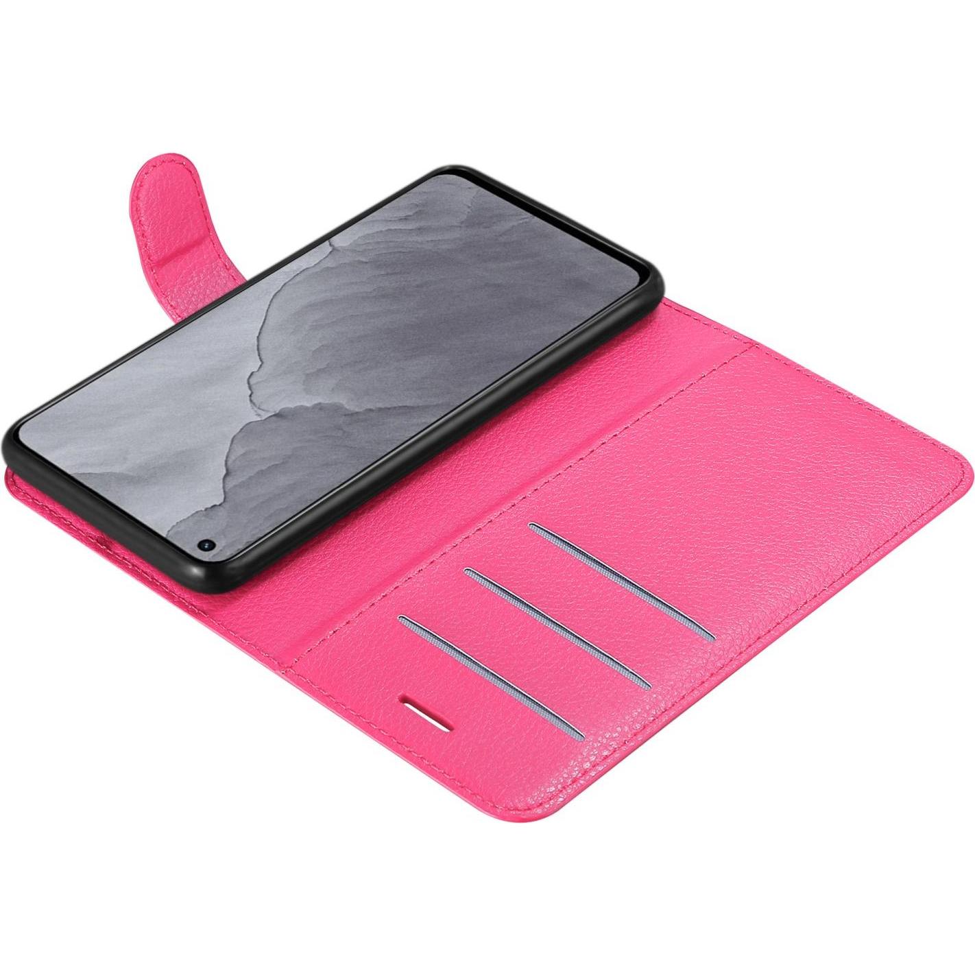 Thumbnail - Cadorabo Book Stand Hülle für Realme GT Master (Realme GT Master), Smartphone Hülle, Pink