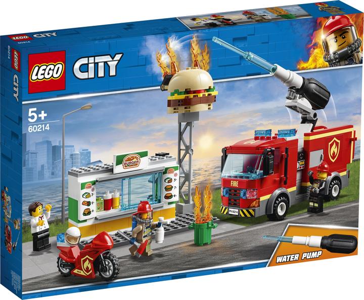 Produktbild LEGO Feuerwehreinsatz im Burger-Restaurant (60214, LEGO City)