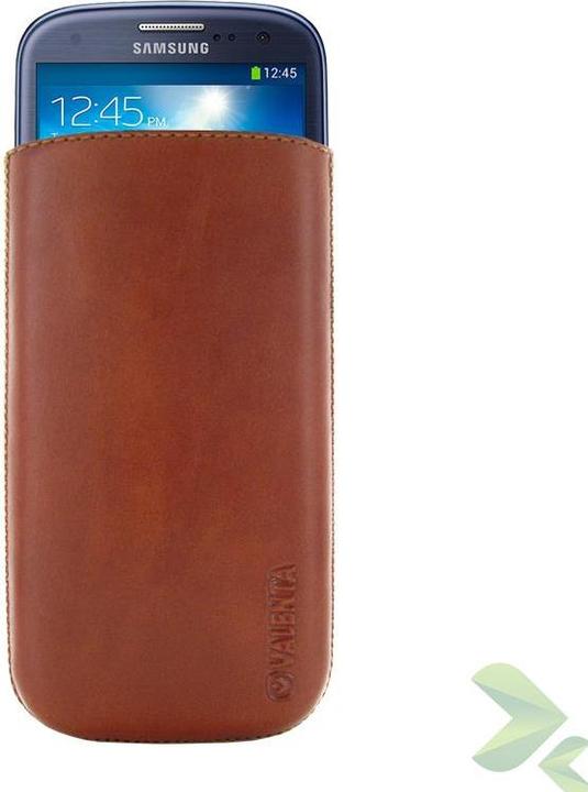 Produktbild Valenta Valencia Pocket Classic Valencia - Redhead Samsung Galaxy S4/s Iii, Htc One und mehr (Braun) (Blackberry Q10, Nokia Lumia 925, Nokia Lumia 900, Alcatel One Touch Fire, Acer Liquid S1, Samsung Galaxy Nexus, Samsung Galaxy S4, Huawei Ascend G510, Blackberry Z10, Optimus 4X HD, Sony Xperia T, Samsung Galaxy Core 2, Sony Xperia Z, Samsung Galaxy S III)