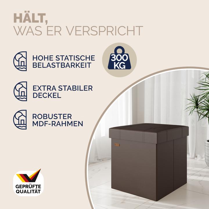 Produktbild Casaria Sitzhocker mit Stauraum