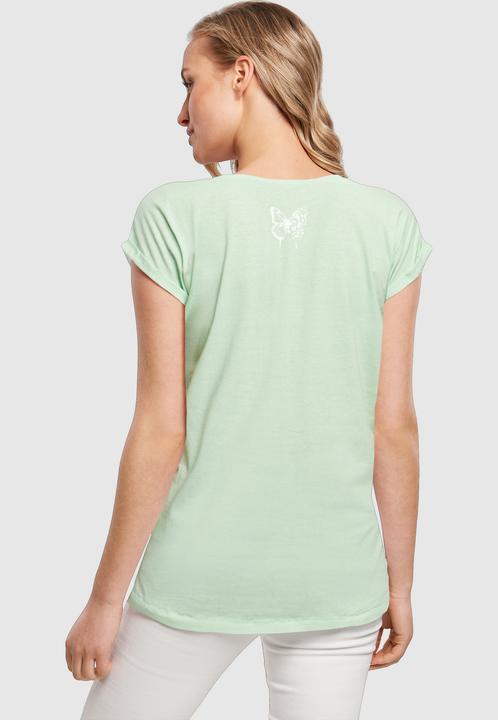 Produktbild Merchcode Ladies Flowers Bloom Extended Shoulder Tee - 113661 (XS)