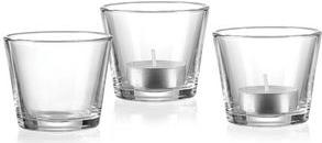 Produktbild Ritzenhoff & Breker Teelichthalter "NORI", aus Glas konisches Windlicht für Teelichter, Klarglas