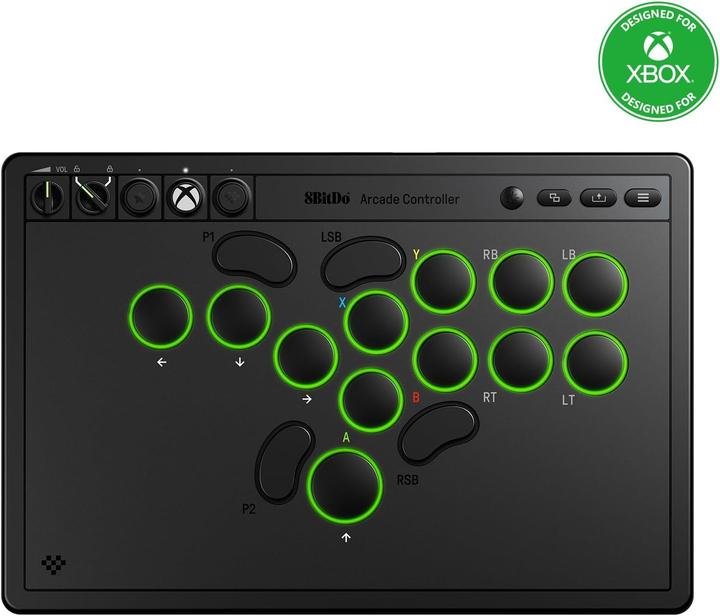 8bitdo - Arcade Controller Xbox/PC - Black