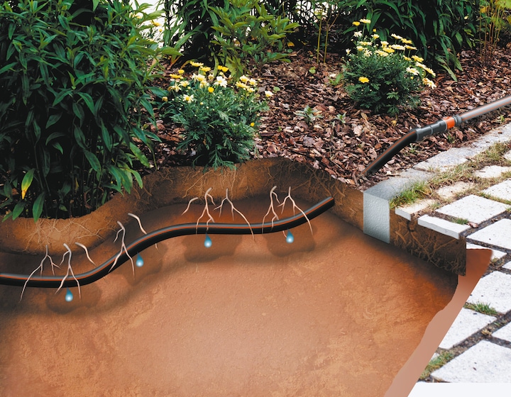 Produktbild Gardena Micro-Drip-System Start Set Gemüse-/Pflanzreihe (Tropfbewässerung Set)