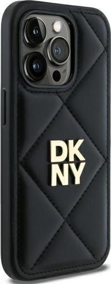 Immagine prodotto DKNY DKHCP14LPQDSLK iPhone 14 Pro 6.1" czarny/nero Quilted Stack Logo (Apple iPhone 14 Pro)