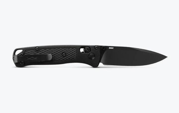 Actual product image Benchmade Mini Bugout Black Plain (7.16 cm)
