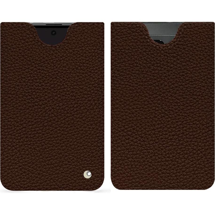 Noreve Lederschutzhülle (Google Pixel Fold), Smartphone Hülle, Braun