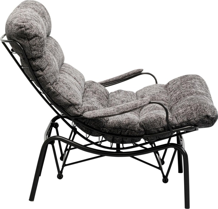 Actual product image Kare Design Armchair + stool Vienna Swing Grey