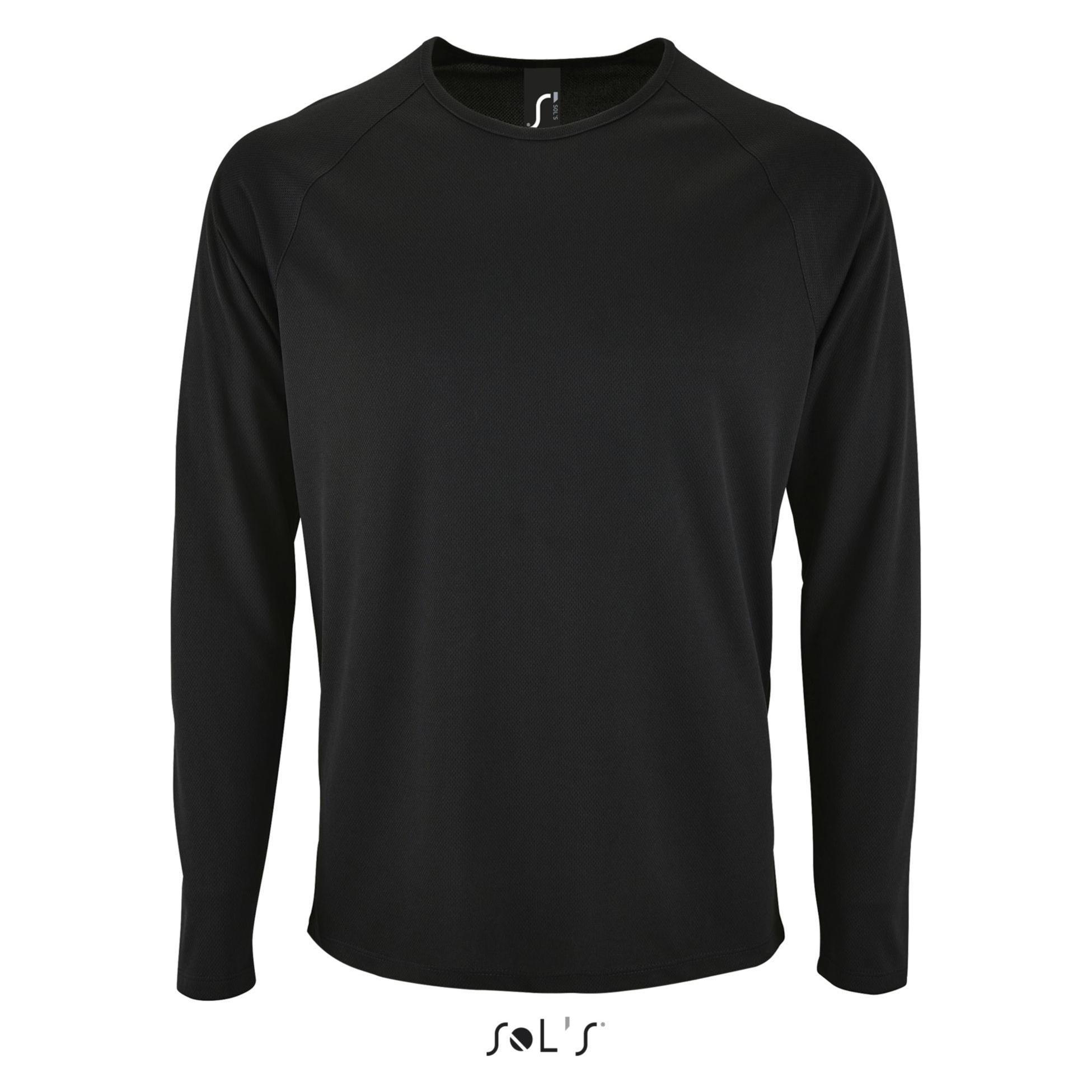 Sol's, Herren, Sportshirt, T-Shirt (Xl), Schwarz, Xl