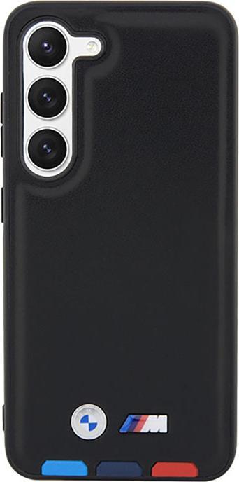 Image du produit BMW BMHCS23S22PTDK S23 S911 czarny/black Tampon en cuir tricolore (Samsung Galaxy S23)