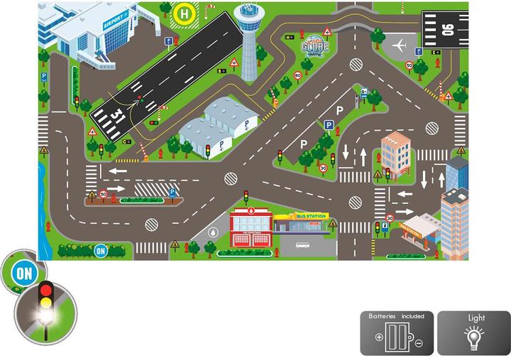 Actual product image NoName Playmat Airport LEDLight (120 x 72 cm)