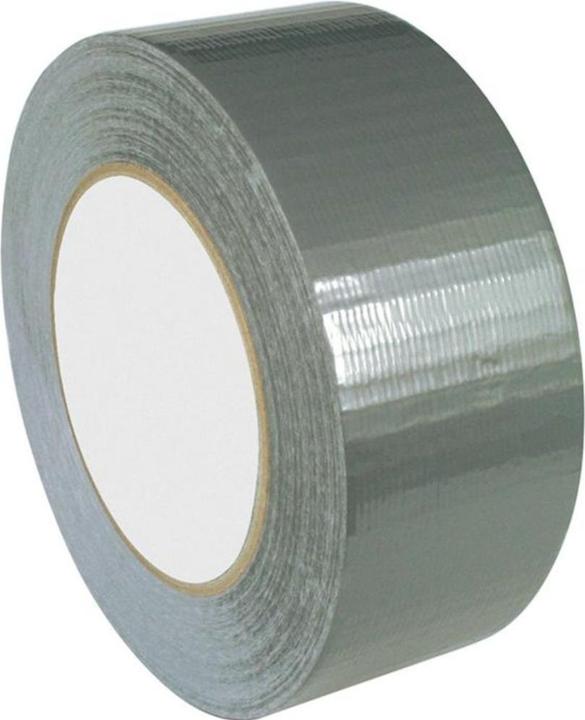 Actual product image Enviropack Fabric tape silver length 50 m width 48 mm (50 mm)