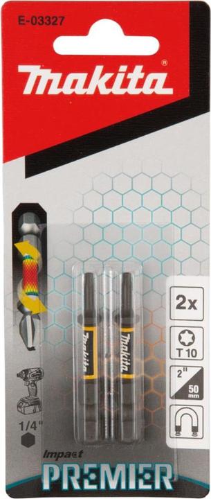 Produktbild Makita Torsion Bit TX10-50 2Stk (T 10)