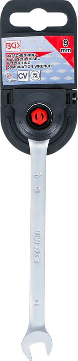 Actual product image BGS Ratchet Combination Wrench 9 mm (9 mm)