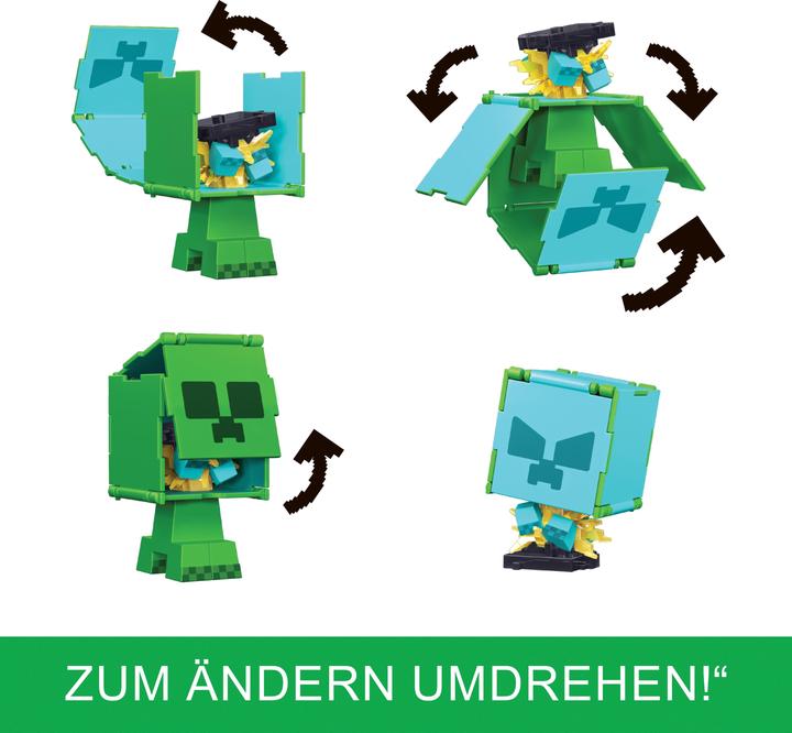 Image du produit Minecraft Flippin' Figure Creeper + Charged Creeper