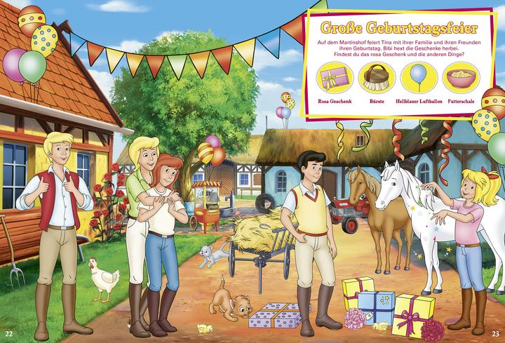 Produktbild Panini Bibi & Tina: Mein grosses Wimmelbuch (Deutsch, Panini, 2025)