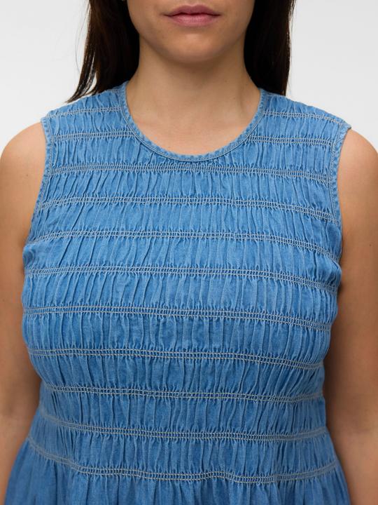 Image du produit Vero Moda VMCNERINA Langes Kleid Jeanskleid (46)