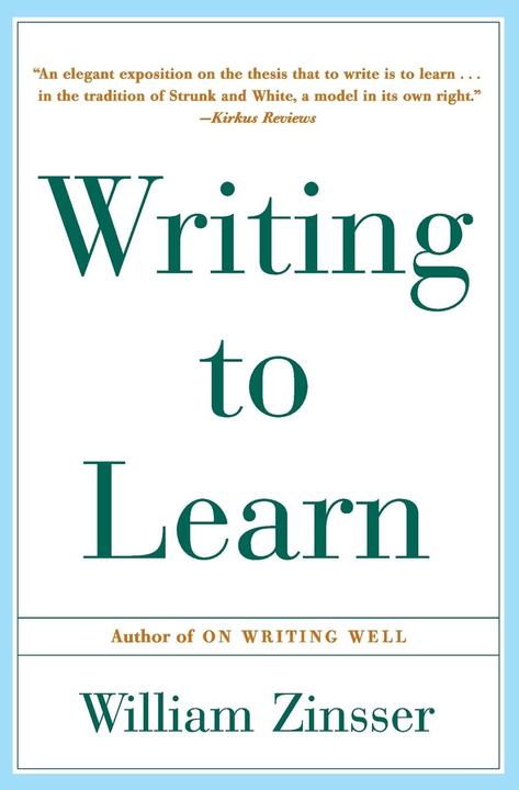 Produktbild Writing to Learn Rc (Englisch, William Zinsser, 1993)
