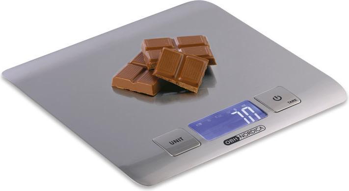 Produktbild OBH Nordica Balance 5000 Edelstahl Elektronische Küchenwaage
