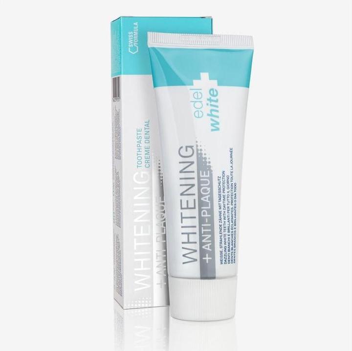 Produktbild Edel + White Anti-Plaque und Whitening Zahnpasta (75 ml)